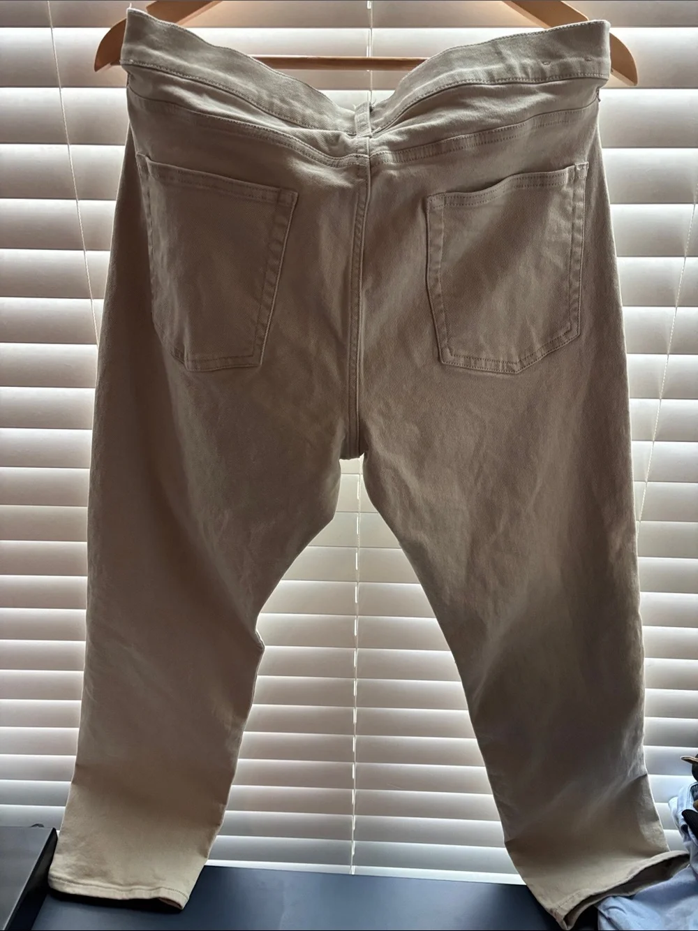 J. Crew Light Beige Cotton Twill Pants
